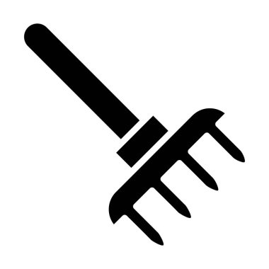 Pitchfork Vektör Simgesi Tasarım Çizimi