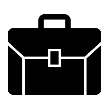 Evrak Çantası Vektör Simgesi Tasarımı İllüstrasyonu