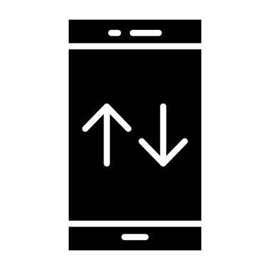 Mobil Veri Vektörü Simgesi Tasarım ResmiComment