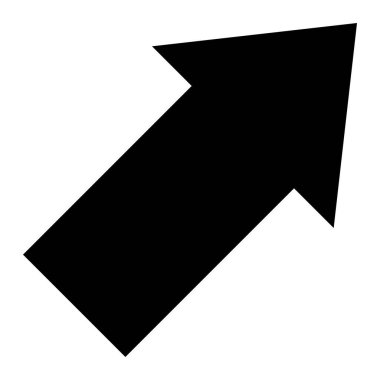 Çapraz ok Vektör Simgesi Tasarım İllüstrasyonu