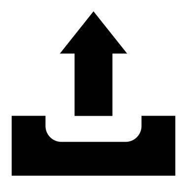 Vektör Simgesi Tasarım İllüstrasyonunu Yükle