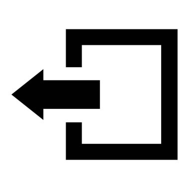 Vektör Simgesi Tasarım İllüstrasyonunu Çık