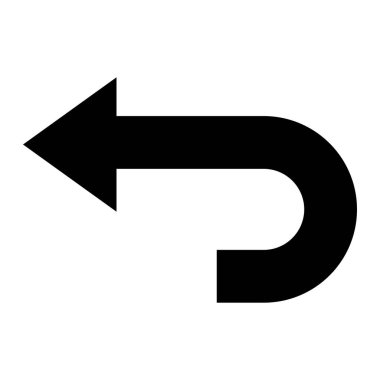 Geri Al Vektör Simgesi Tasarım İllüstrasyonu