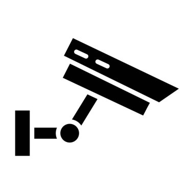 Cctv Vektör Simgesi Tasarım İllüstrasyonu