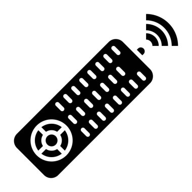 Uzaktan Denetim Vektör Simgesi Tasarım İllüstrasyonu