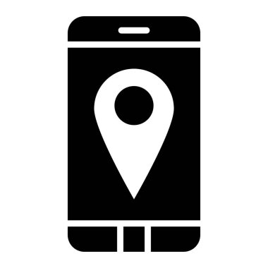 GPS mobil Vektör Simgesi Tasarım ResmiComment