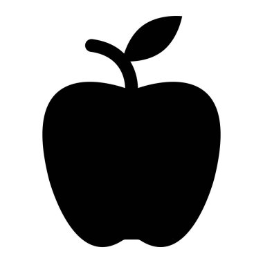 Apple Vektör Simgesi Tasarım İllüstrasyonu