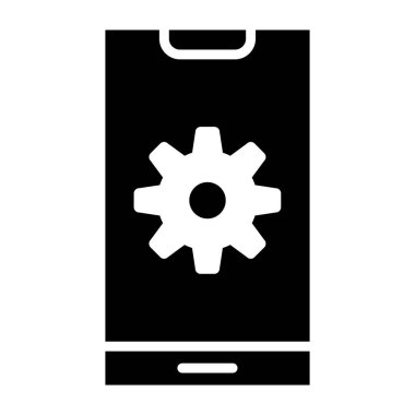 Vektör Simgesi Tasarım İllüstrasyonu Ayarlanıyor