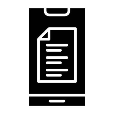 Not Vektörü Simgesi Tasarım İllüstrasyonu