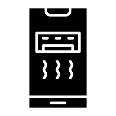 Klima Vektör Simgesi Tasarım İllüstrasyonu