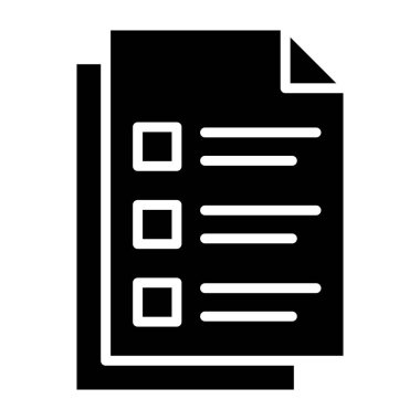 Dosya Vektörü Simgesi Tasarım İllüstrasyonu