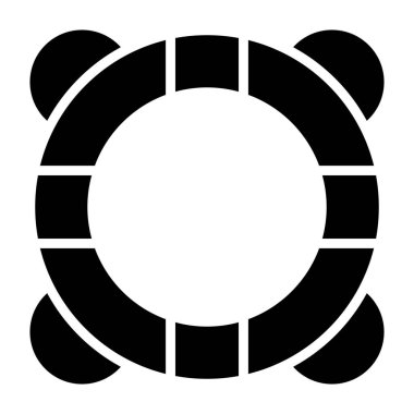 Cankurtaran Vektörü Simge Tasarımı Çizimi