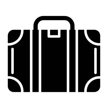 Çanta Vektör Simgesi Tasarım İllüstrasyonu