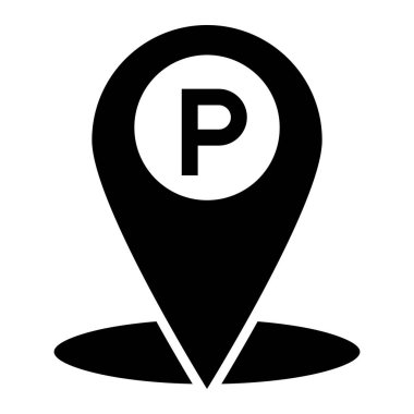 Park Vektörü Simgesi Tasarım İllüstrasyonu