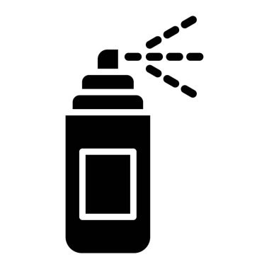 Sprey Vektör Simgesi Tasarım İllüstrasyonu