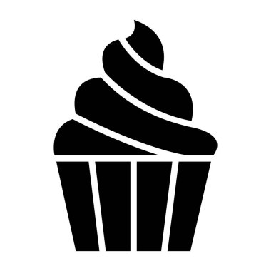 Cup Pasta Vektörü Simgesi Tasarımı