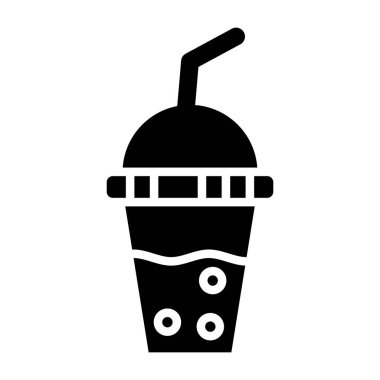 Meyve suyu Vektörü Simgesi Tasarımı Çizimi