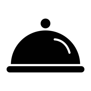 Cloche Vektör Simgesi Tasarım İllüstrasyonu