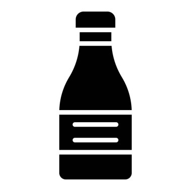 Ketçap Vektör Simgesi Tasarım İllüstrasyonu