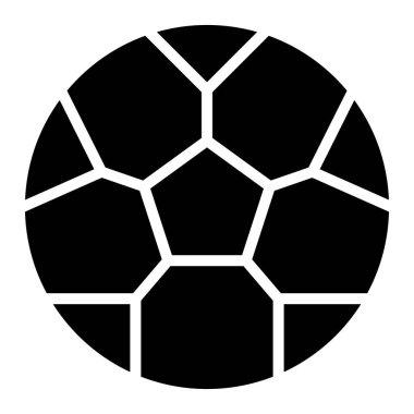 Futbol Vektörü Simgesi Tasarım İllüstrasyonu