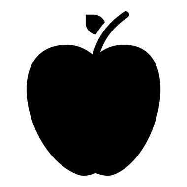 Apple Vektör Simgesi Tasarım İllüstrasyonu