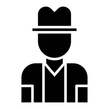 Gezgin Vektör Simgesi Tasarım İllüstrasyonu