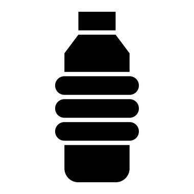 Su Şişesi Vektör Simgesi Tasarım Çizimi