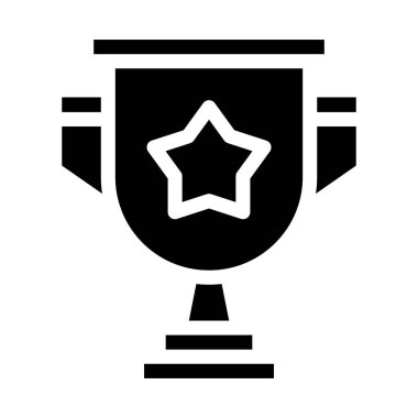 Ödül Vektörü Simgesi Tasarım İllüstrasyonu