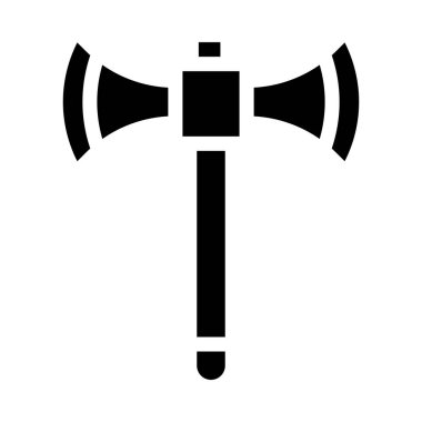 Axe Vektör Simgesi Tasarım İllüstrasyonu