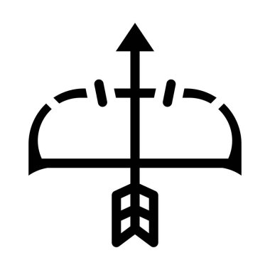 Yay Vektörü Simgesi Tasarım İllüstrasyonu