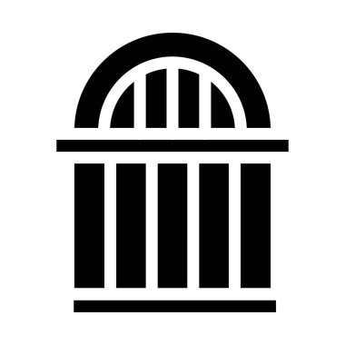 Kapı Vektörü Simgesi Tasarım İllüstrasyonu