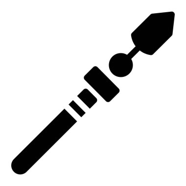 Lance Vektör Simgesi Tasarım İllüstrasyonu