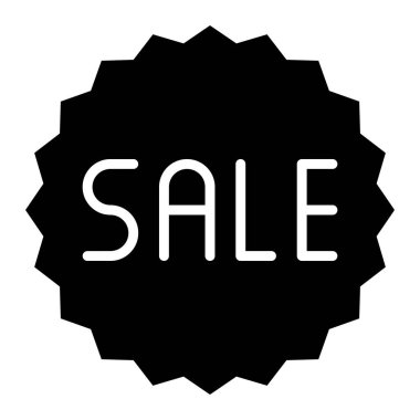 Satış Vektörü Simgesi Tasarım Çizimi