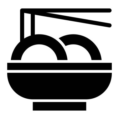 Erişte Vektörü Simgesi Tasarım İllüstrasyonu