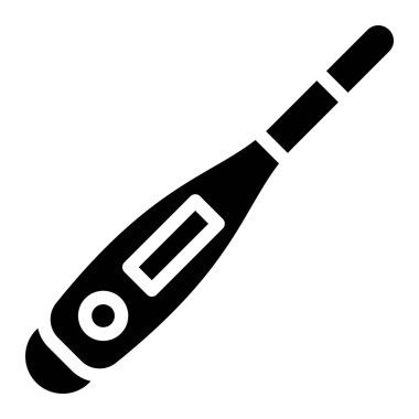 Termometre Vektör Simgesi Tasarım İllüstrasyonu