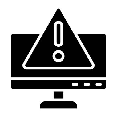 Dikkat Vektör Simgesi Tasarım İllüstrasyonu