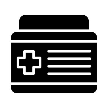 Merhem Vektör Simgesi Tasarım İllüstrasyonu