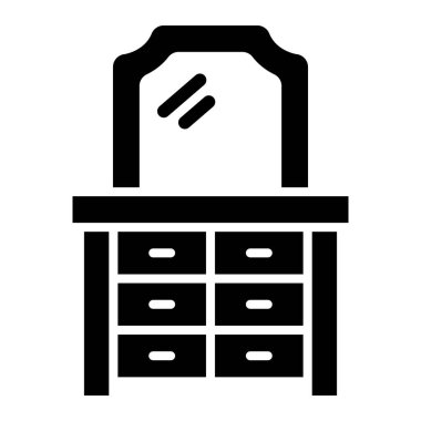 Giyinme Tablosu Vektörü Simgesi Tasarım İllüstrasyonu