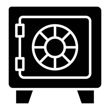 Depolama Vektörü Simgesi Tasarım İllüstrasyonu