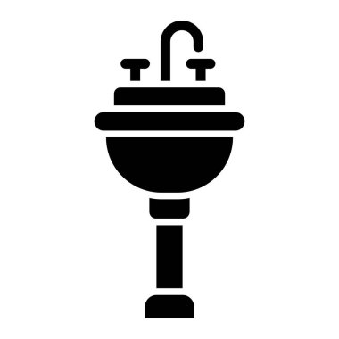 Batık Vektörü Simgesi Tasarım Çizimi