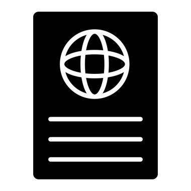 Vatandaşlık Vektör Simgesi Tasarım İllüstrasyonu