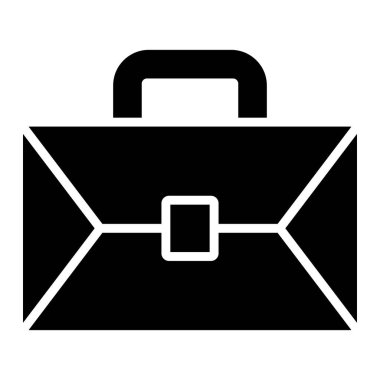 Evrak Çantası Vektör Simgesi Tasarımı İllüstrasyonu