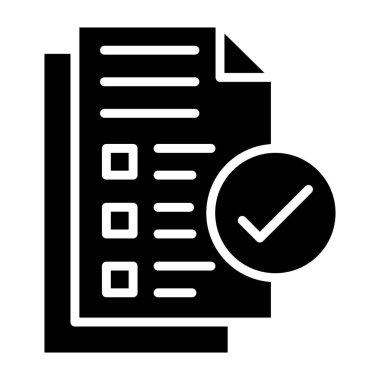 Onaylanmış Vektör Simgesi Tasarım İllüstrasyonu