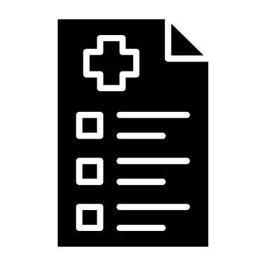 Sağlık Denetimi Vektör Simgesi Tasarım İllüstrasyonu