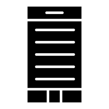 Telefon Vektörü Simgesi Tasarım İllüstrasyonu