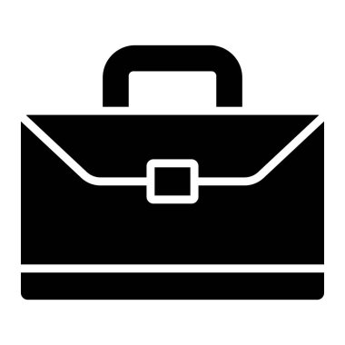 Evrak Çantası Vektör Simgesi Tasarımı İllüstrasyonu