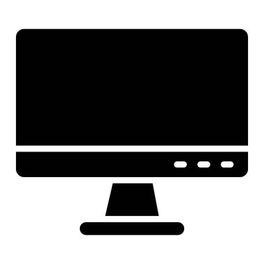 Bilgisayar Vektörü Simgesi Tasarım İllüstrasyonu