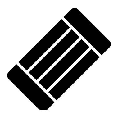 Silgi Vektörü Simgesi Tasarım İllüstrasyonu