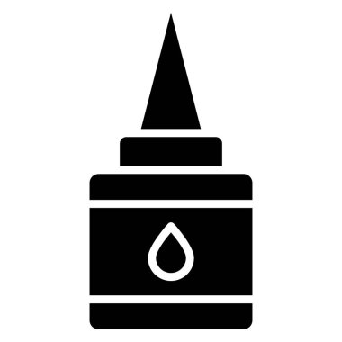 Sıvı Yapıştırıcı Vektör Simgesi Tasarım İllüstrasyonu