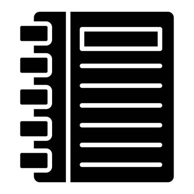 Gündem Vektörü Simgesi Tasarım İllüstrasyonu